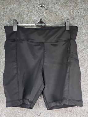 TC Biker Shorts With Pockets, Black, ❗️REFER TO MEASUREMENTS FOR SIZING❗️